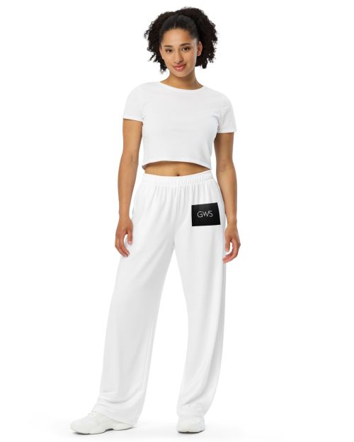 All-over print unisex wide-leg pants