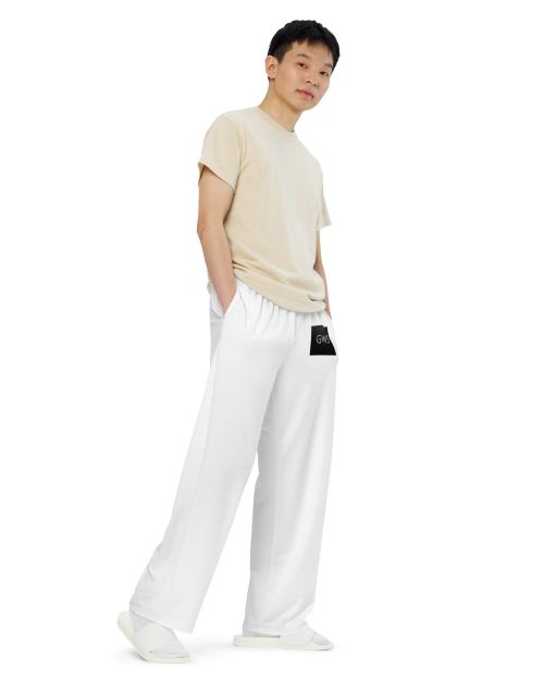 All-over print unisex wide-leg pants
