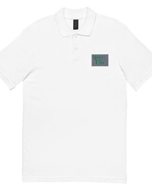 Unisex pique polo shirt
