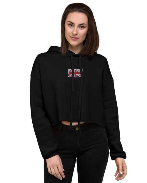 England Crop Hoodie