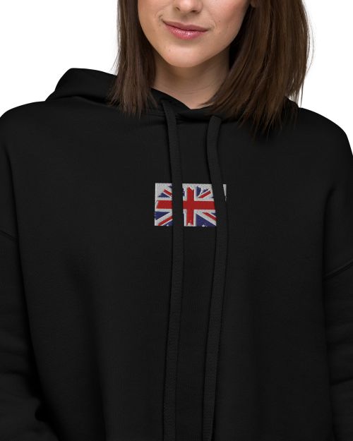 England Crop Hoodie