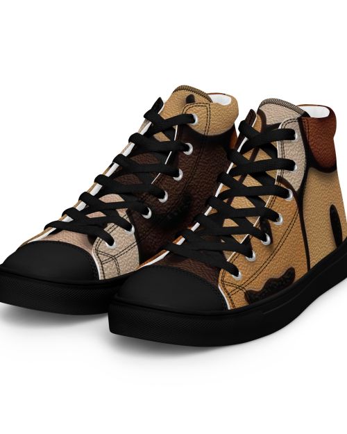 Women’s high top canvas shoes