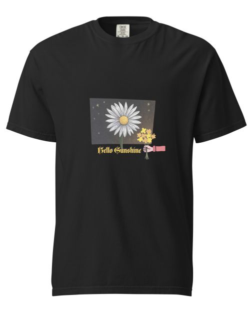 Unisex garment-dyed heavyweight t-shirt